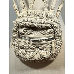 Zara Macramé Mini Backpack in Cream Zara | Bags | Zara Macram Mini Backpack In Cream | Poshmark main image 3